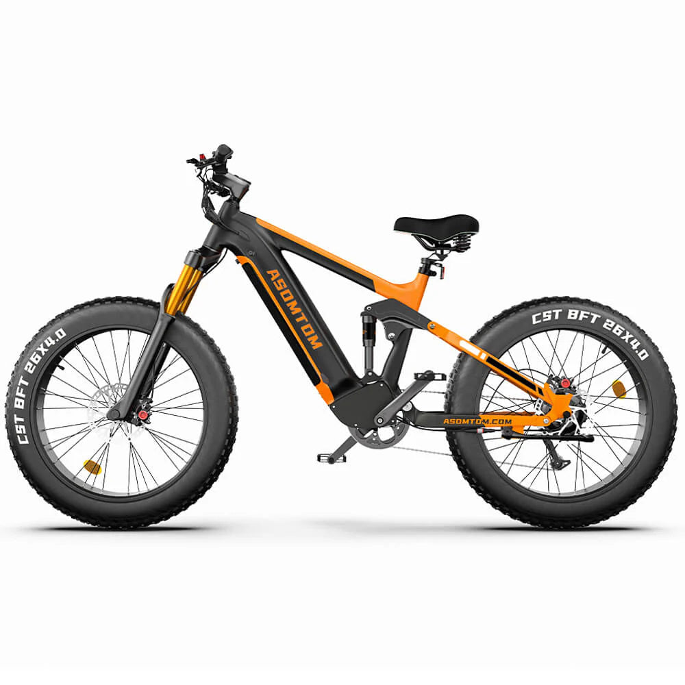 ASOMTOM SR6 26" Fat Tire All-Terrain Electric Bike 750W Motor 48V 16Ah Battery