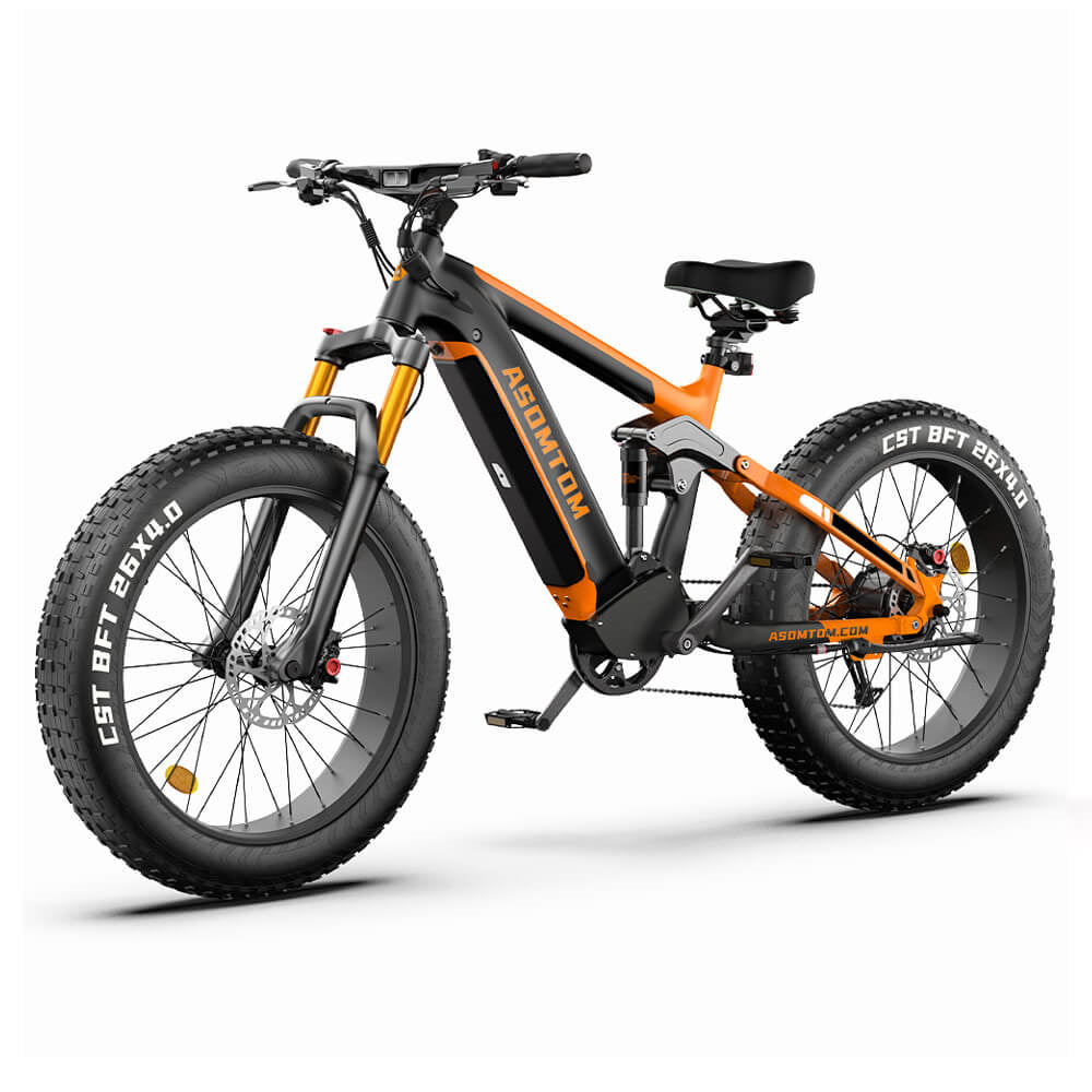 ASOMTOM SR6 26" Fat Tire All-Terrain Electric Bike 750W Motor 48V 16Ah Battery