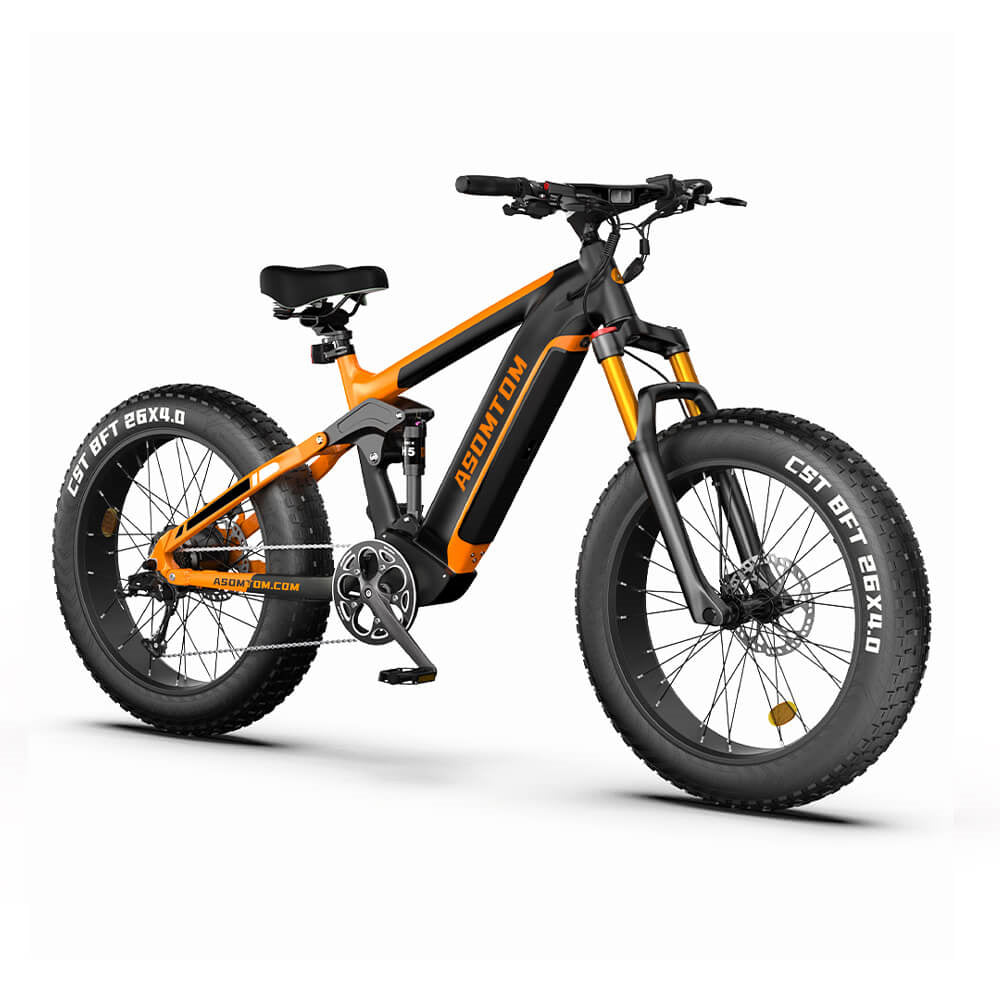 ASOMTOM SR6 26" Fat Tire All-Terrain Electric Bike 750W Motor 48V 16Ah Battery