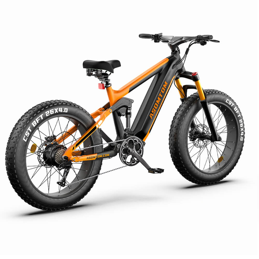 ASOMTOM SR6 26" Fat Tire All-Terrain Electric Bike 750W Motor 48V 16Ah Battery