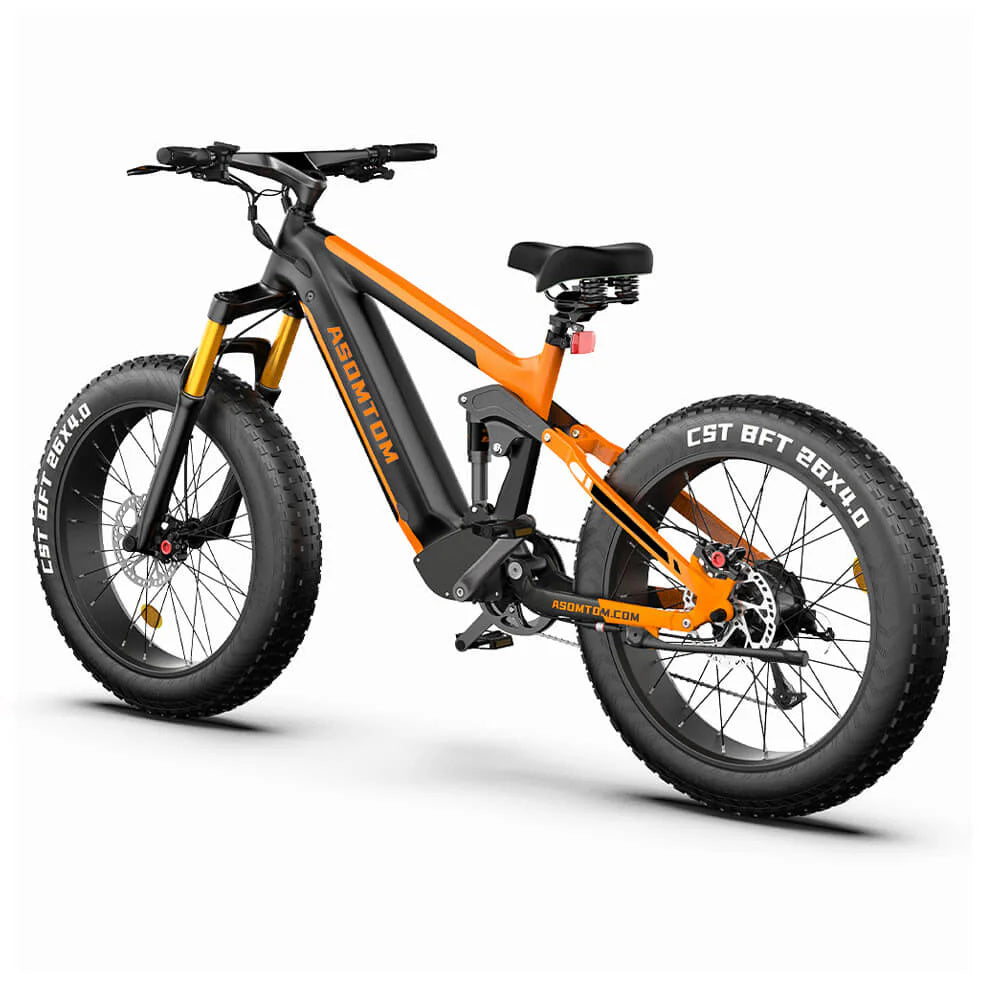 ASOMTOM SR6 26" Fat Tire All-Terrain Electric Bike 750W Motor 48V 16Ah Battery