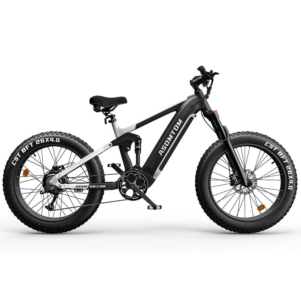 ASOMTOM SR6 26" Fat Tire All-Terrain Electric Bike 750W Motor 48V 16Ah Battery