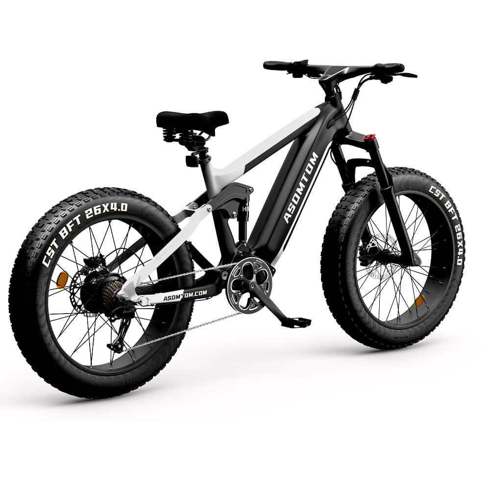 ASOMTOM SR6 26" Fat Tire All-Terrain Electric Bike 750W Motor 48V 16Ah Battery