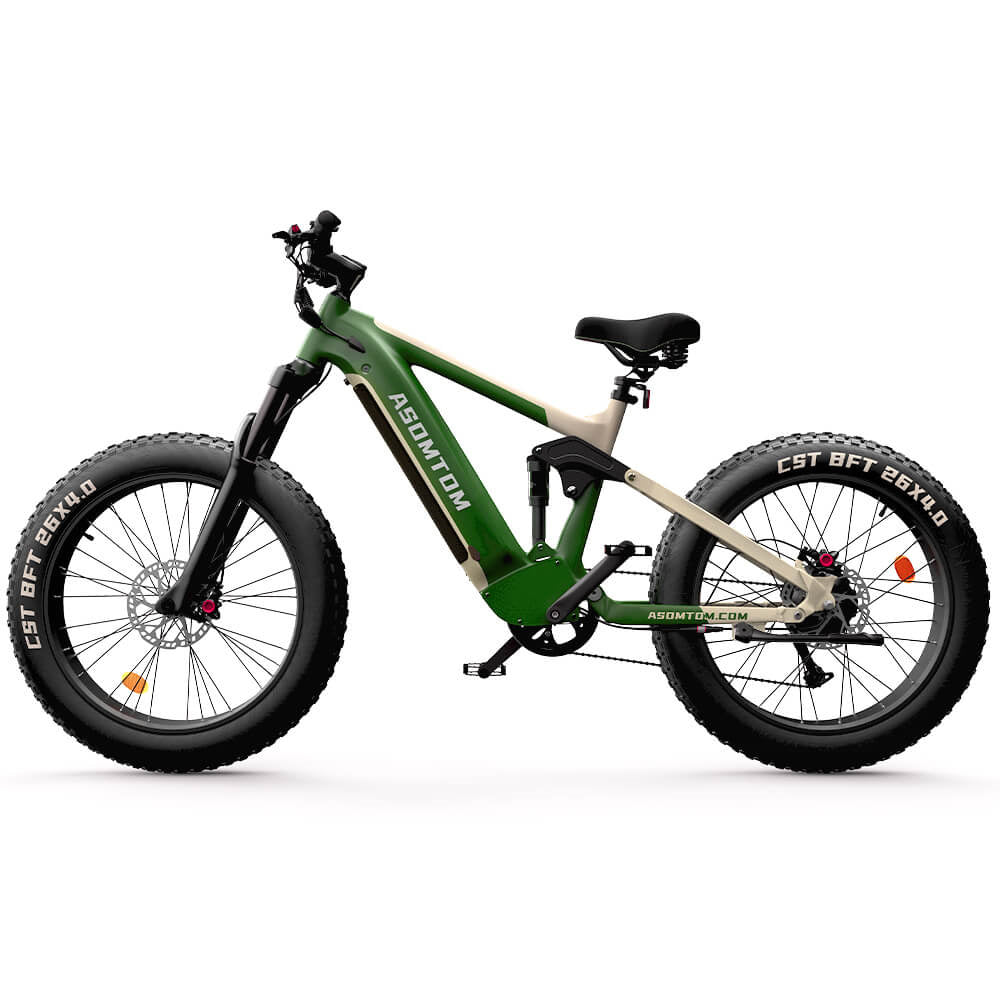 ASOMTOM SR6 26" Fat Tire All-Terrain Electric Bike 750W Motor 48V 16Ah Battery