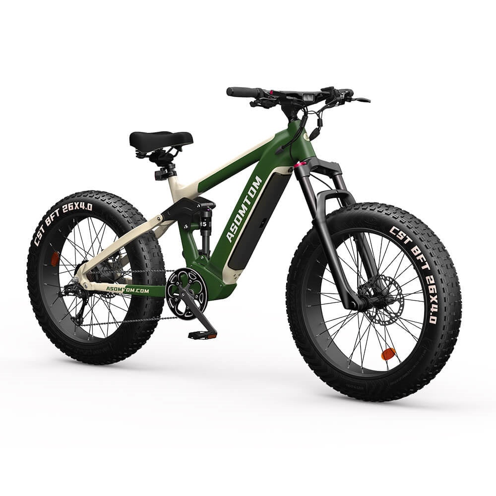 ASOMTOM SR6 26" Fat Tire All-Terrain Electric Bike 750W Motor 48V 16Ah Battery