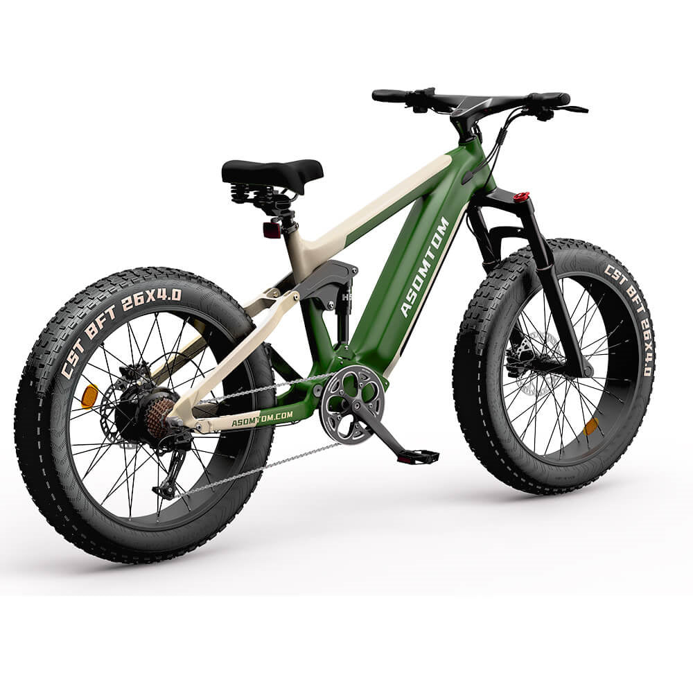 ASOMTOM SR6 26" Fat Tire All-Terrain Electric Bike 750W Motor 48V 16Ah Battery