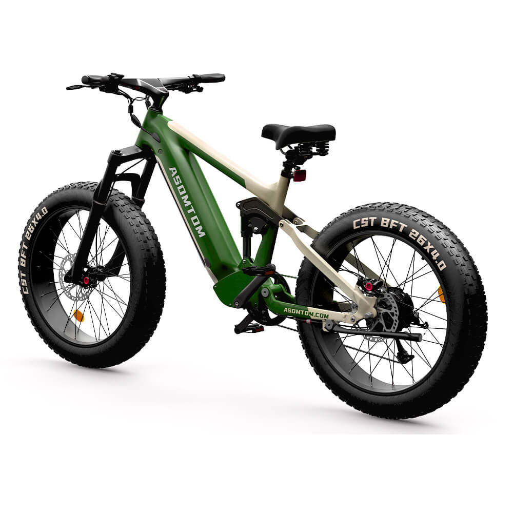 ASOMTOM SR6 26" Fat Tire All-Terrain Electric Bike 750W Motor 48V 16Ah Battery