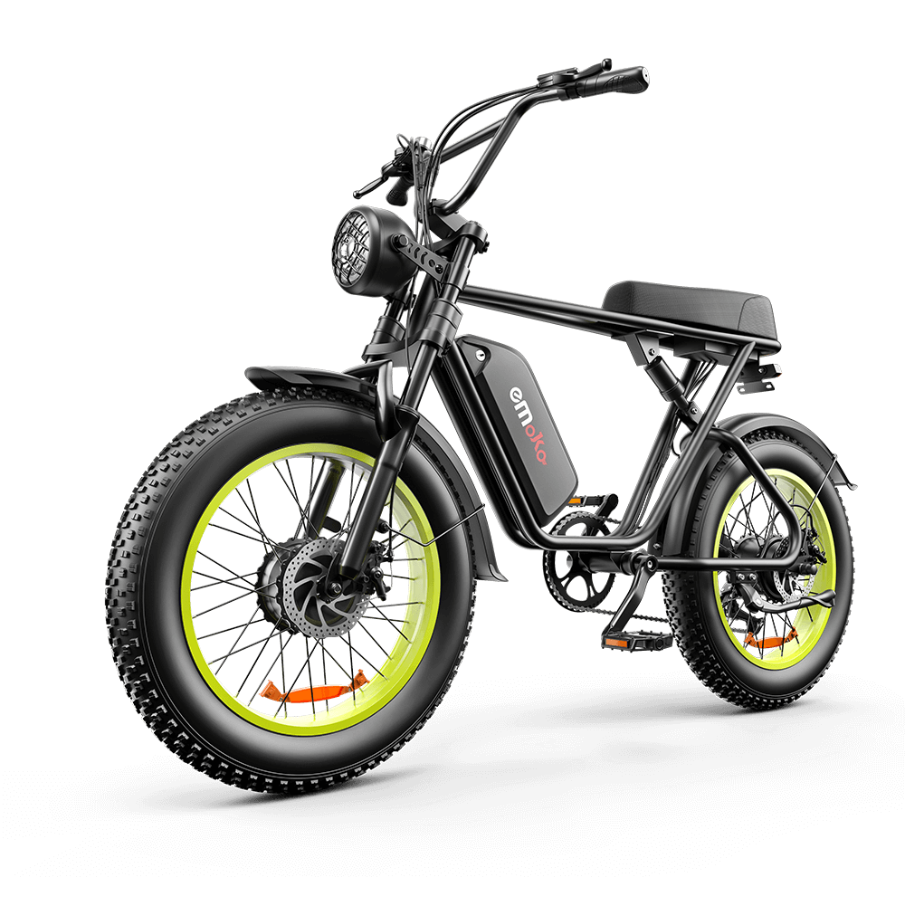 Emoko C91 Ebike Leistungsstarker Doppelmotor 1000 W * 2 48 V 20 * 4 Zoll dicker Reifen 23 Ah Doppelfederung Bremse Offroad-Elektrofahrrad für Erwachsene