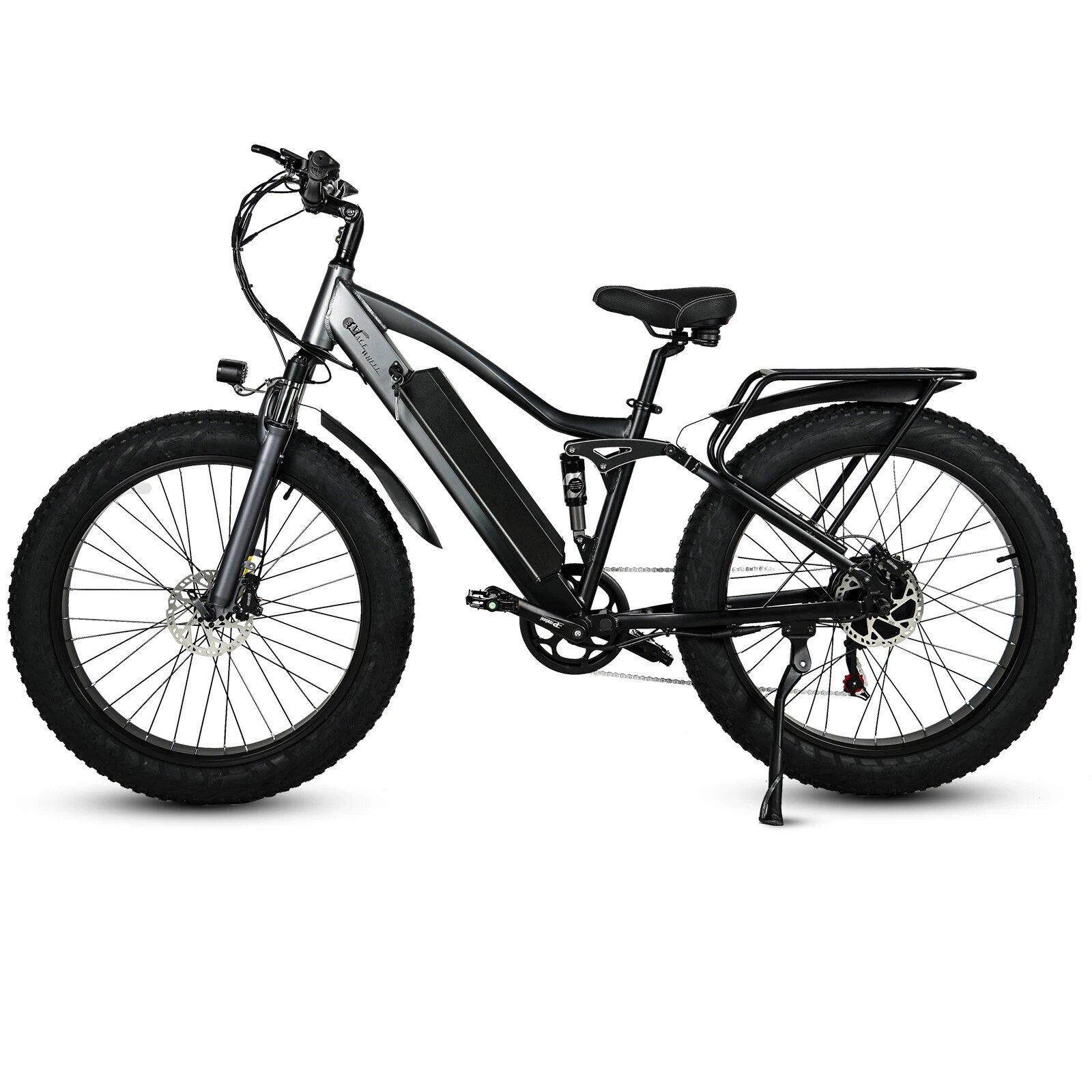 CMACEWHEEL TP26 26" Fat Tire Electric Mountain Bike 750W Motor 48V 17Ah Battery