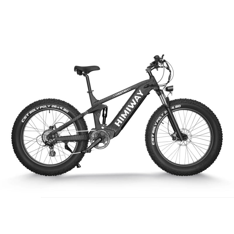 HIMIWAY D7 (Cobra) 26" Full Suspension Mountain Electric Bike 750W/1000W Motor 48V 20Ah Battery