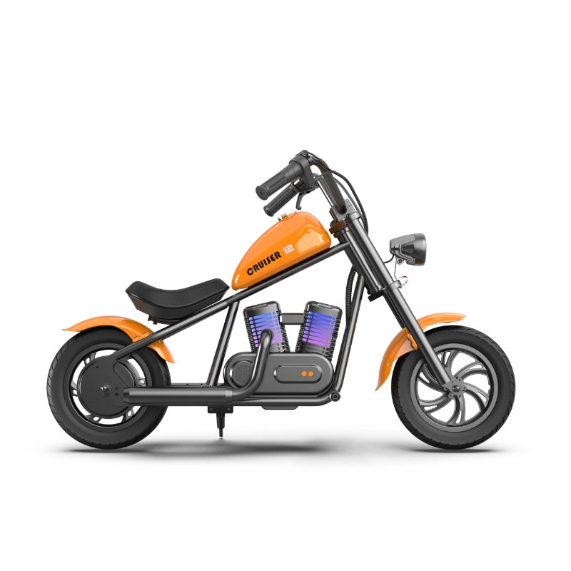 HYPER GOGO Crusier 12 Plus Moto électrique pour enfant Moteur 160 W Batterie 22,2 V 5,2 Ah