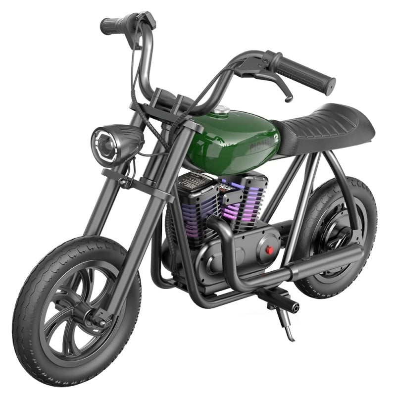 HYPER GOGO Pioneer 12 Plus Moto électrique pour enfant Moteur 160 W Batterie 22,2 V 5,2 Ah