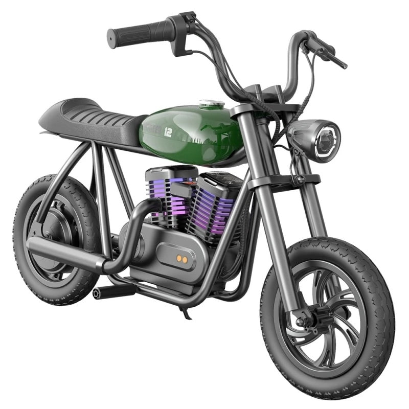 HYPER GOGO Pioneer 12 Plus Moto électrique pour enfant Moteur 160 W Batterie 22,2 V 5,2 Ah