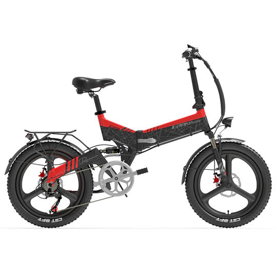 LANKELEISI G650 20" Folding Electric City Bike 500W Motor 48V 12.8Ah Battery