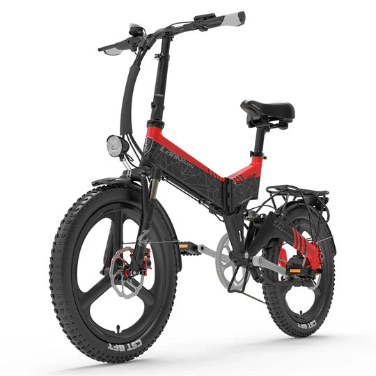 LANKELEISI G650 20" Folding Electric City Bike 500W Motor 48V 12.8Ah Battery