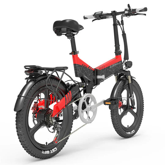 LANKELEISI G650 20" Folding Electric City Bike 500W Motor 48V 12.8Ah Battery