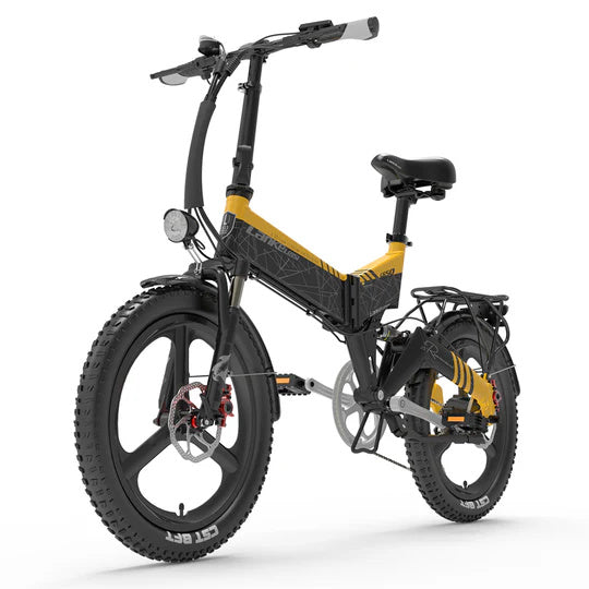 LANKELEISI G650 20" Folding Electric City Bike 500W Motor 48V 12.8Ah Battery