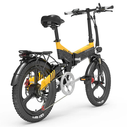 LANKELEISI G650 20" Folding Electric City Bike 500W Motor 48V 12.8Ah Battery