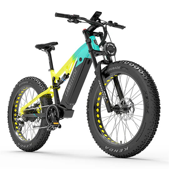 LANKELEISI RV800 Plus 26" Electric Mountain Bike 750W Motor 48V 20Ah Battery