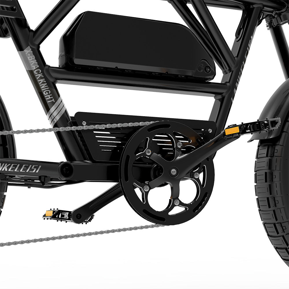 LANKELEISI X-Black Knight 20" Fat Tire All-Terrain Electric Bike 2000W Dual Motor 48V 45Ah Battery