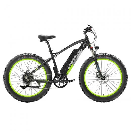 LANKELEISI XC4000 26" Fat Tire Electric Mountain Bike 1000W Motor 48V 17.5Ah Battery