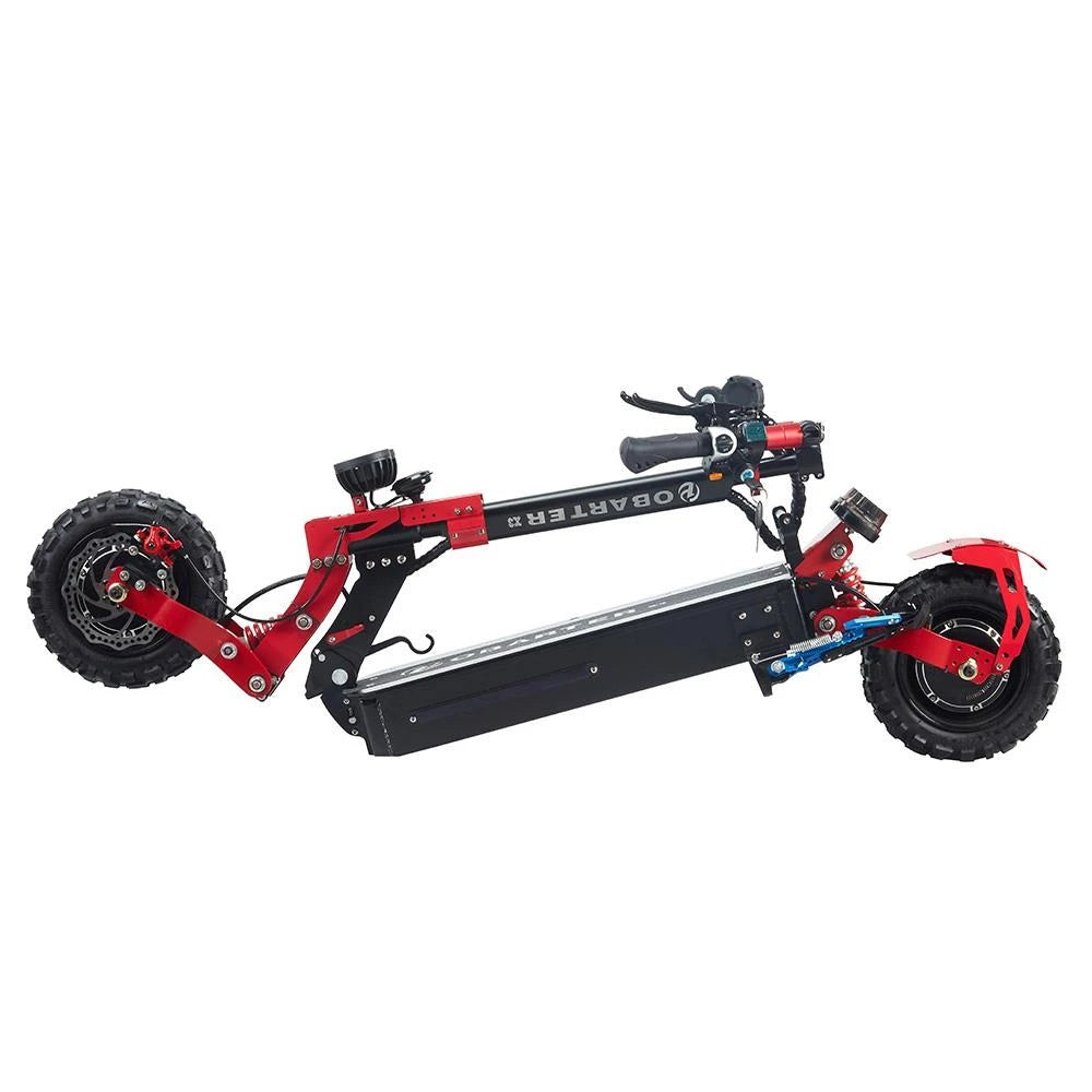 OBARTER X3 11" Folding Electric Sport Scooter 2*1200W Brushless Motor 48V 21Ah Battery