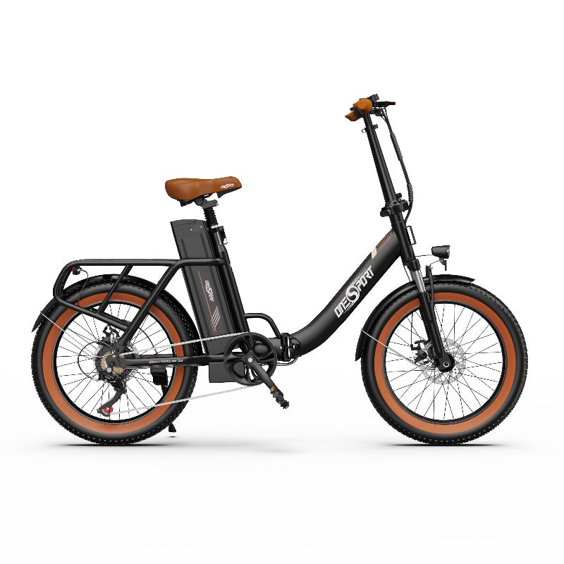 OneSport OT16-2 folding commuter ebike brown