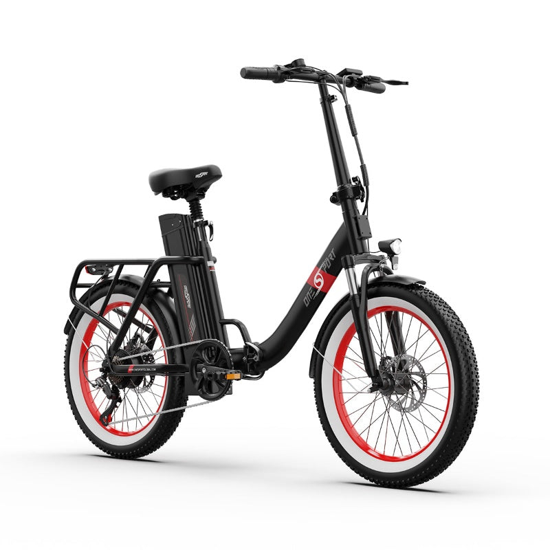 ONESPORT OT16-2 20" Folding Electric Commuter Bike 250W Motor 48V 17Ah Battery Support APP