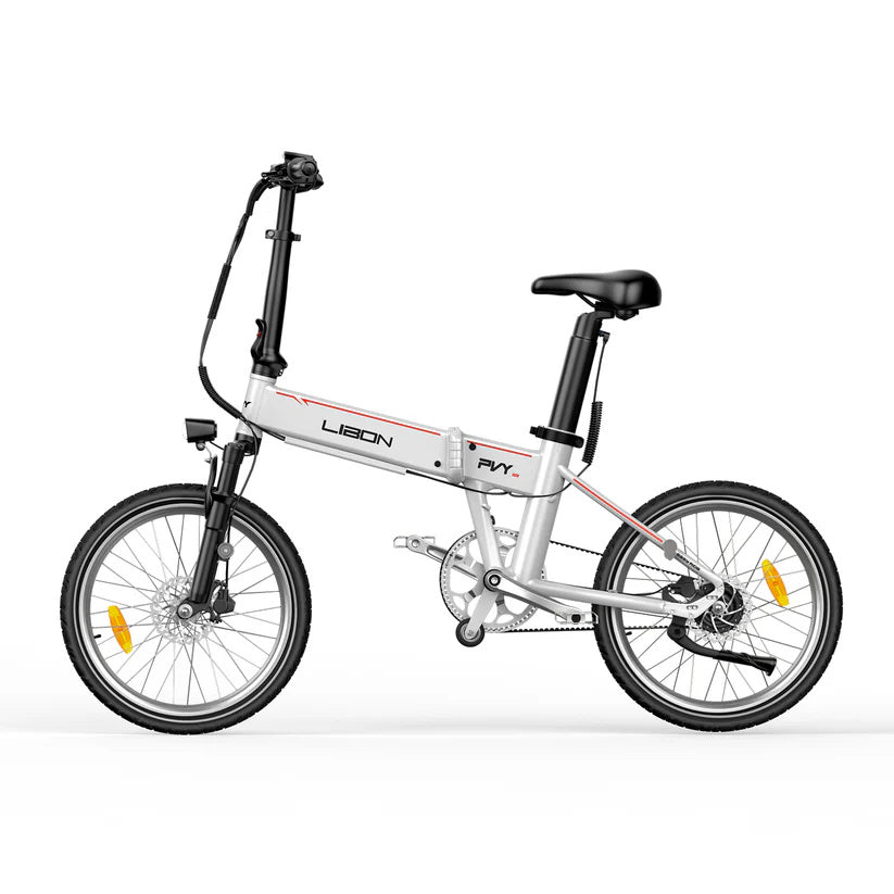 PVY Libon 20" Electric Folding Bike 250W Motor 36V 10.2Ah+10.2Ah Dual Batteries