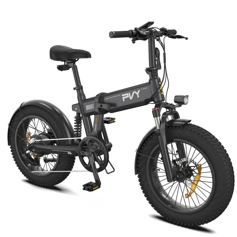 PVY Turbo 20" Folding Electric Bike 250W Motor 48V 13Ah Battery