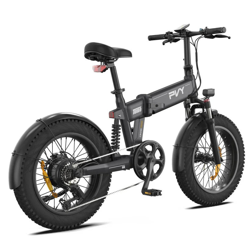 PVY Turbo 20" Folding Electric Bike 250W Motor 48V 13Ah Battery