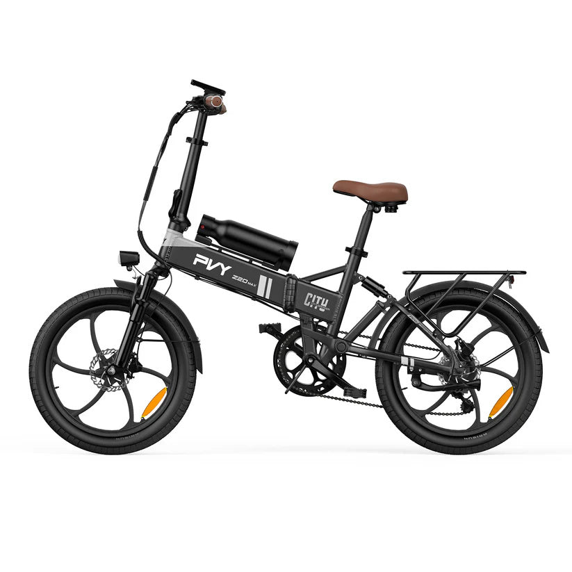 PVY Z20 Max 20" Electric Folding Bike 250W Motor 36V 15Ah+10.6Ah Dual Batteries