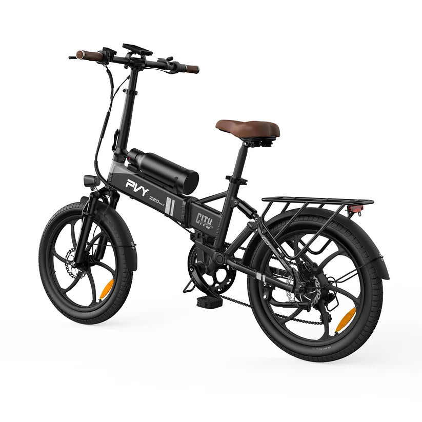 PVY Z20 Max 20" Electric Folding Bike 250W Motor 36V 15Ah+10.6Ah Dual Batteries