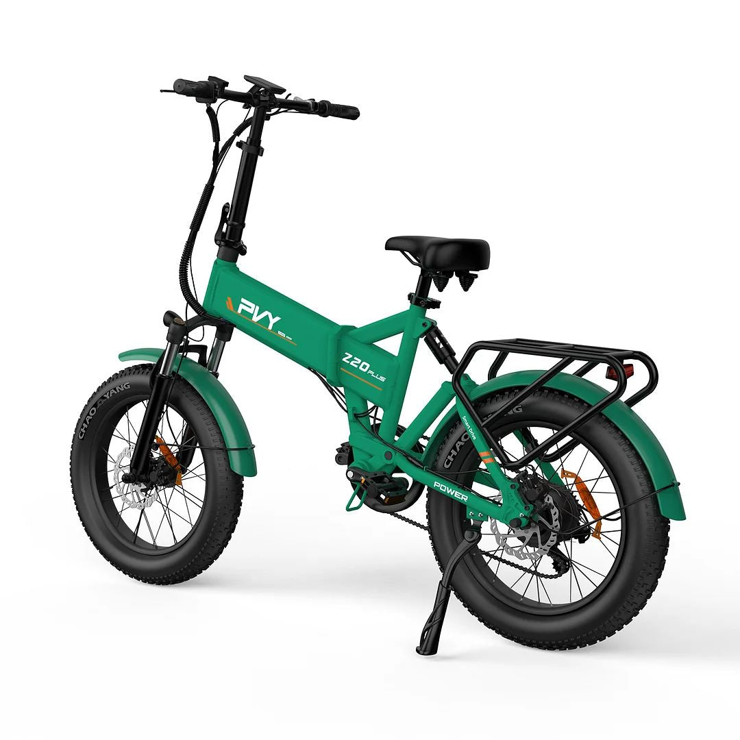 PVY Z20 Plus 20" Fat Tire Electric Folding  Bike 1000W Motor 48V 16.5Ah Battery