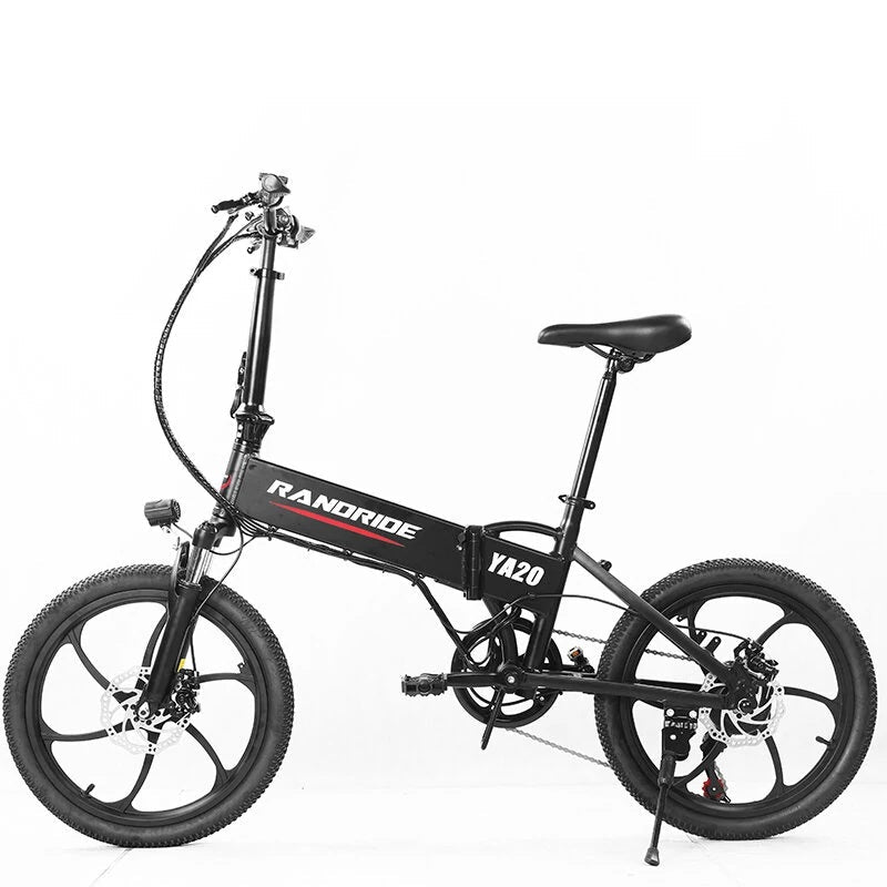 RANDRIDE YA20 20" Folding Electric Bike 500W Motor 48V 12.8Ah Battery