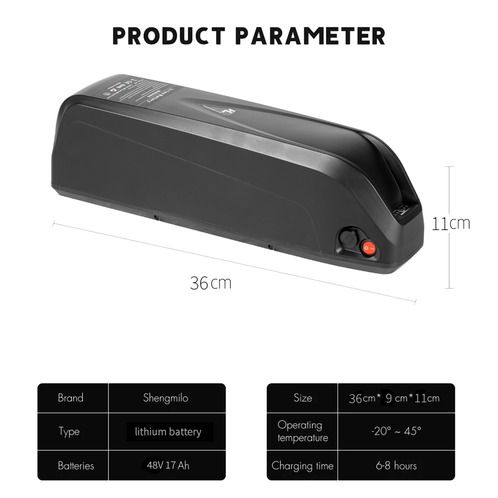 SHENGMILO M90/MX02S battery 48V 17AH