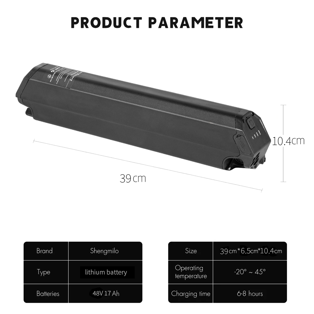 SHENGMILO MX03/S600 48V 17AH lithium battery