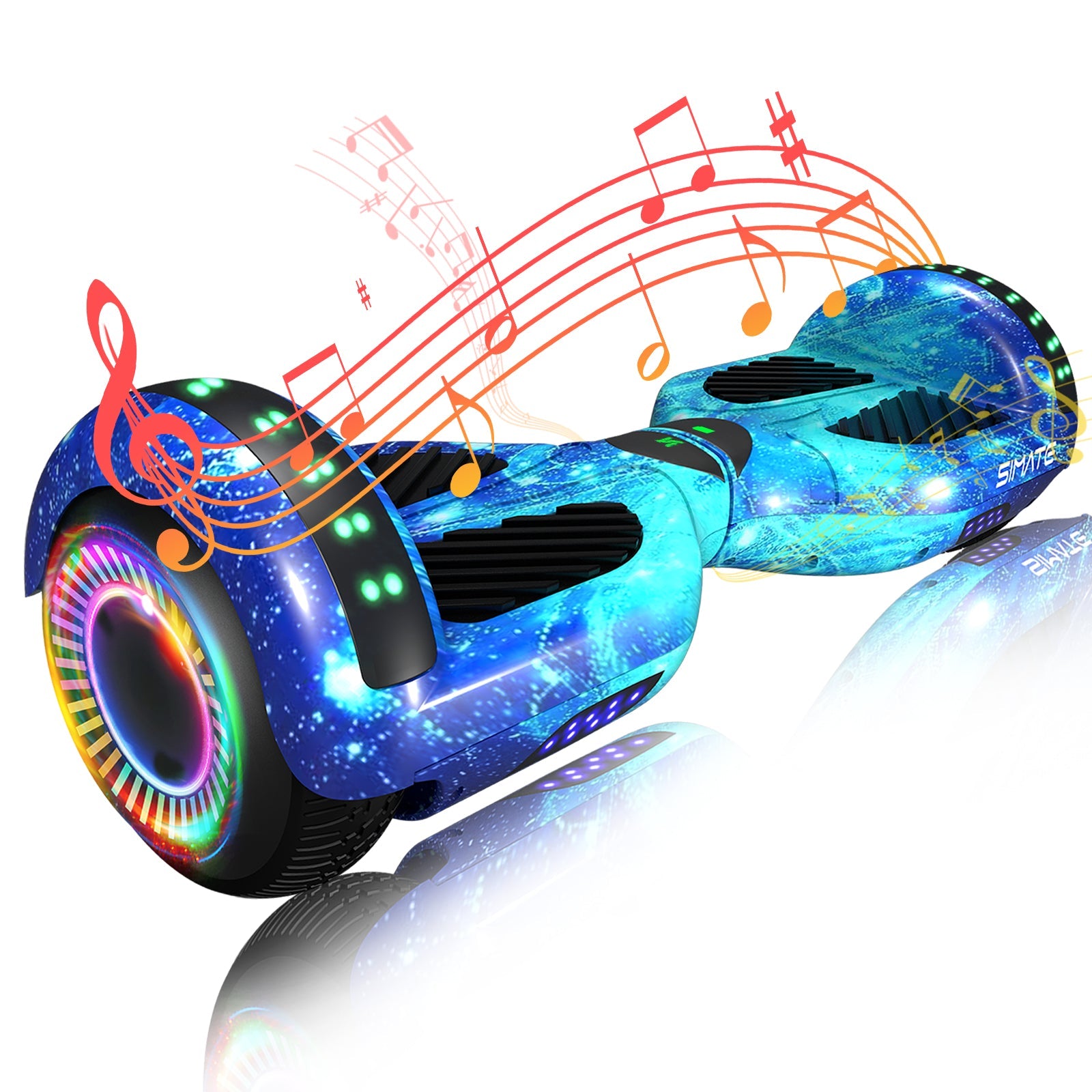 SIMATE Apato P6 6.5" Kids Bluetooth Hoverboard 500W Motor 36V 2.0Ah Battery