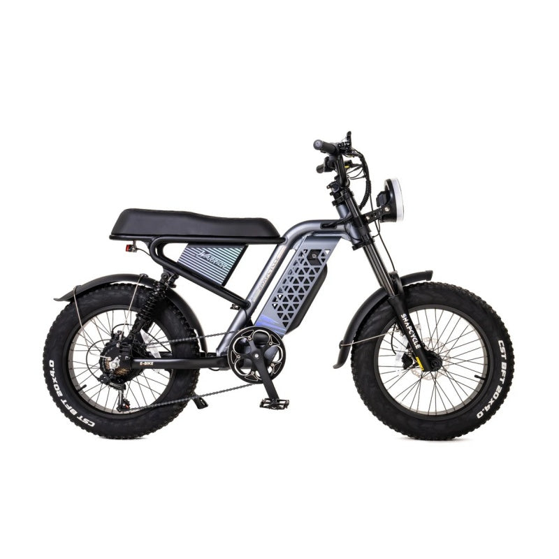 SNAPCYCLE Warrior 20" Fat Tire All-terrain Electric Bike 750W Motor 48V 15Ah Battery