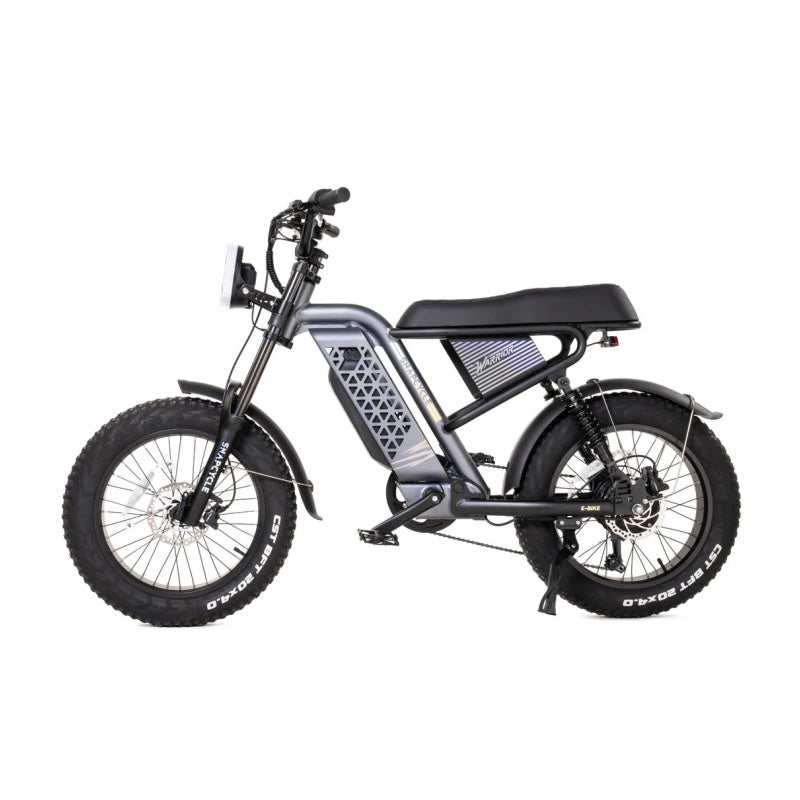 SNAPCYCLE Warrior 20" Fat Tire All-terrain Electric Bike 750W Motor 48V 15Ah Battery