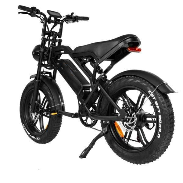 QMWHEEL V20 Pro 20" Fat Tire Electric Dirt Bike 1000W Motor 48V 18.2Ah Battery